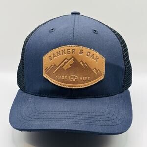 Banner & Oak Cap/Hat SnapBack Adjustable Nebo-Camo OSFM Smokey Mountains